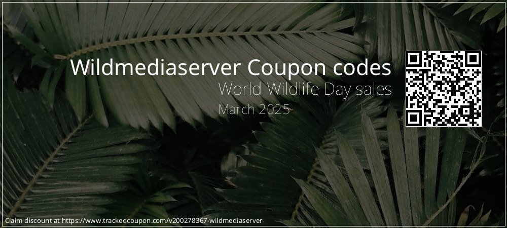 Wildmediaserver Coupon discount, offer to 2025
