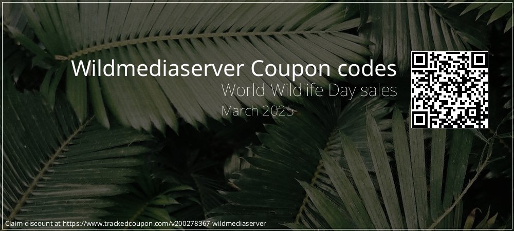 Wildmediaserver Coupon discount, offer to 2024