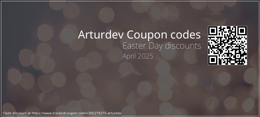 Arturdev Coupon discount, offer to 2025