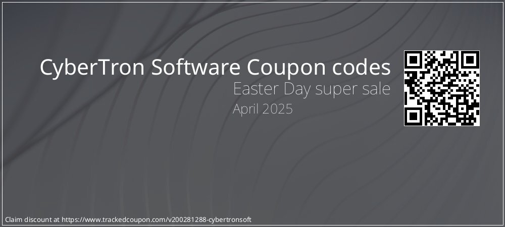 CyberTron Software Coupon discount, offer to 2024