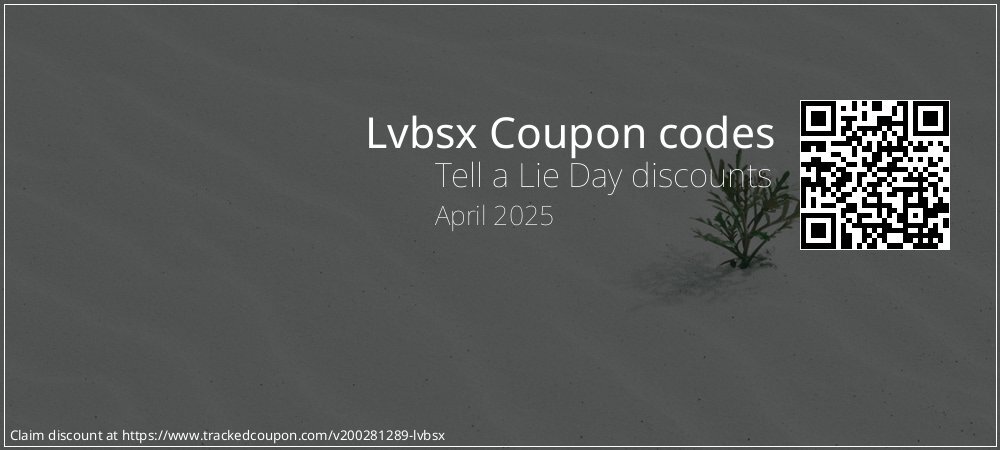 Lvbsx Coupon discount, offer to 2024