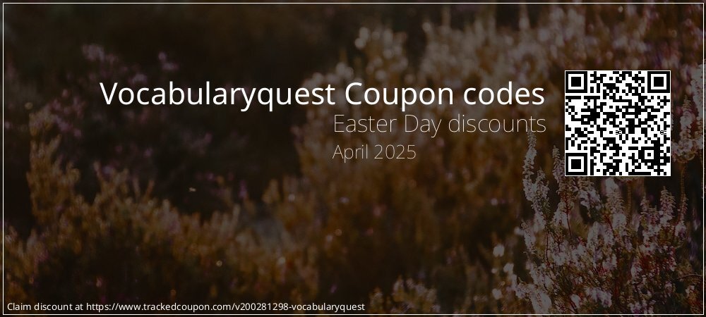 Vocabularyquest Coupon discount, offer to 2023