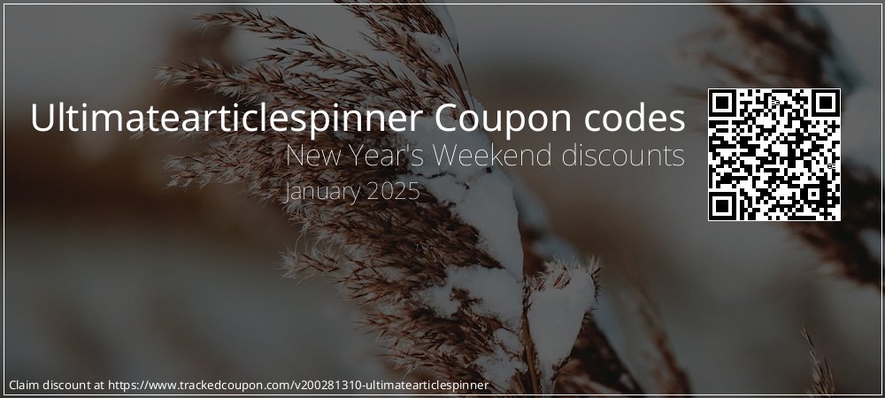 Ultimatearticlespinner Coupon discount, offer to 2023