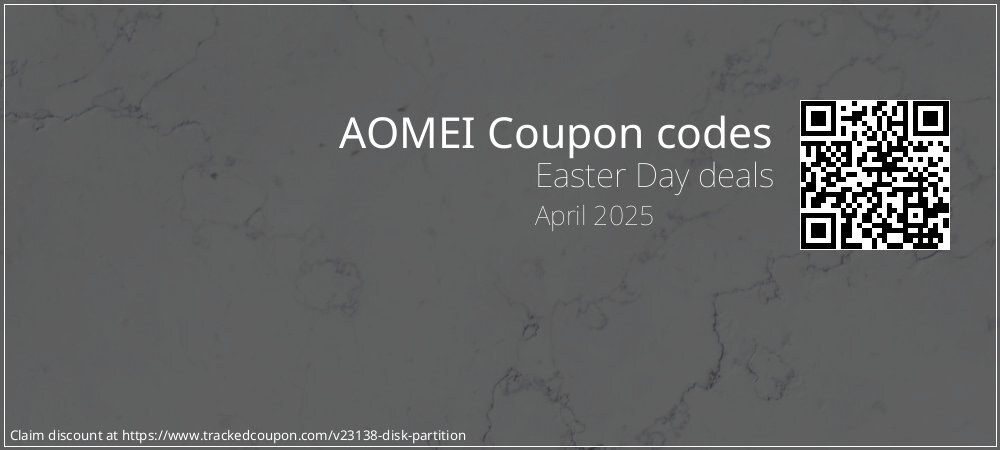 AOMEI Coupon discount, offer to 2025