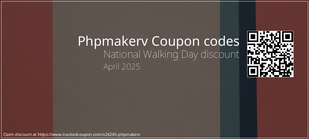 Phpmakerv Coupon discount, offer to 2024