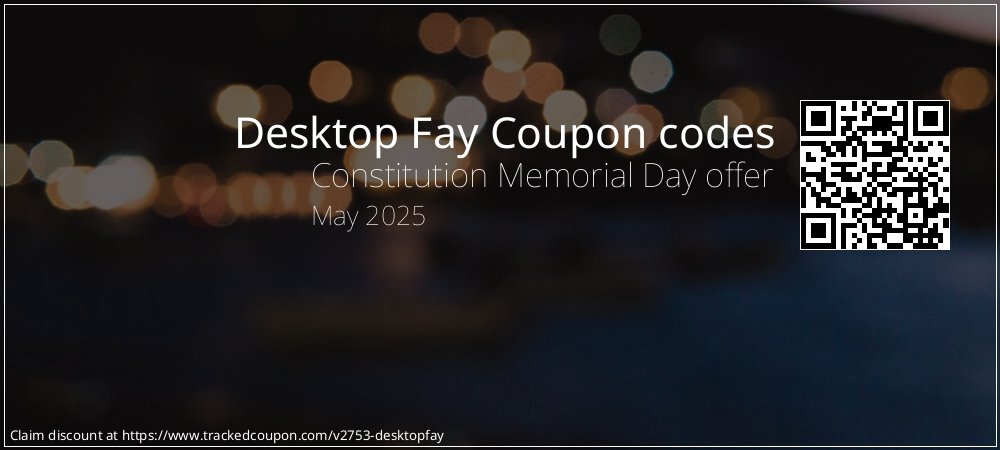 Desktop Fay Coupon discount, offer to 2025