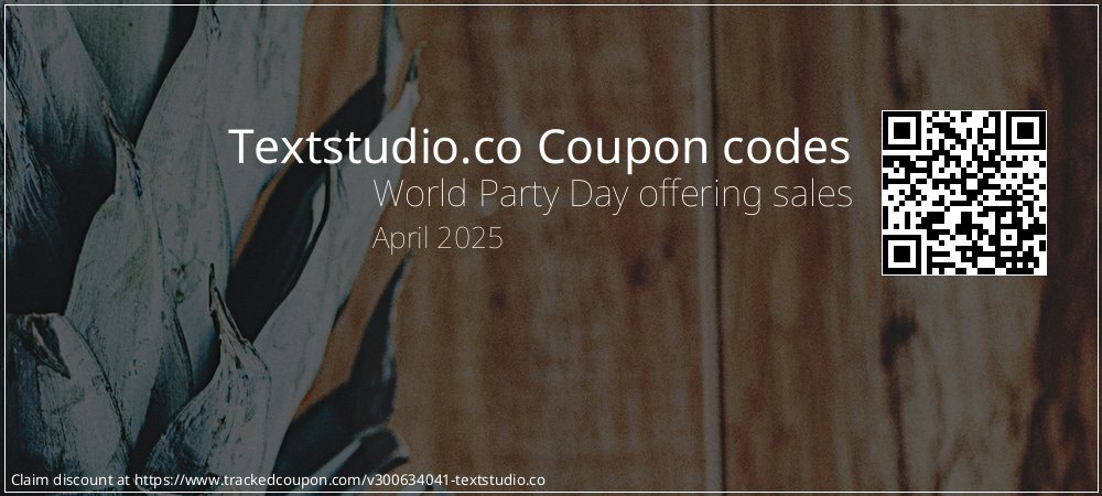 Textstudio.co Coupon discount, offer to 2025