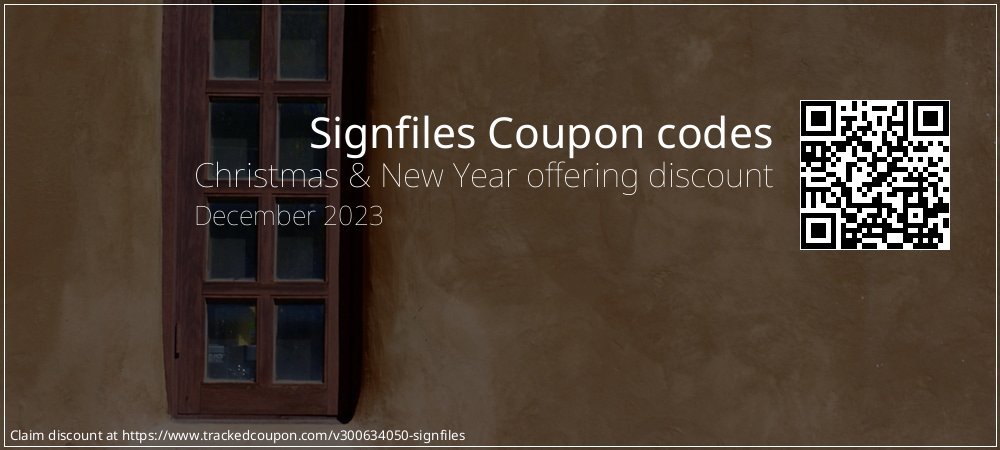 Signfiles Coupon discount, offer to 2023