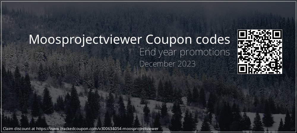 Moosprojectviewer Coupon discount, offer to 2023