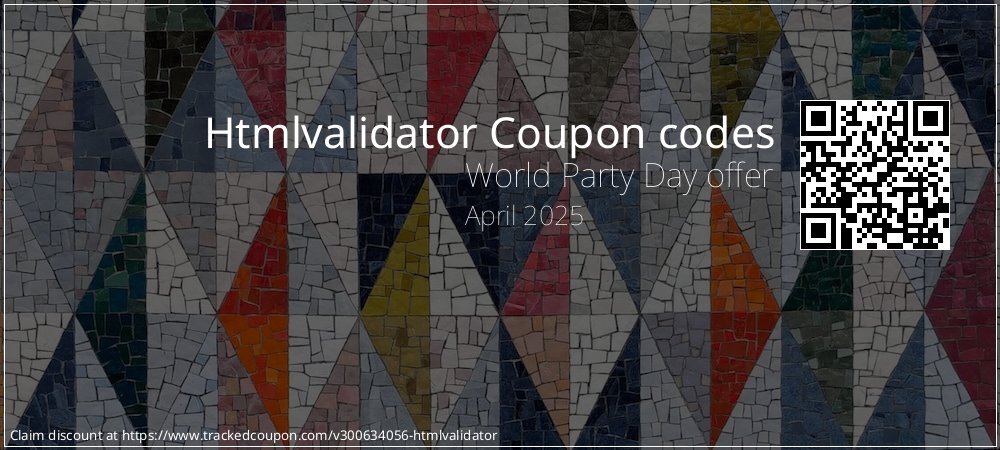 Htmlvalidator Coupon discount, offer to 2025