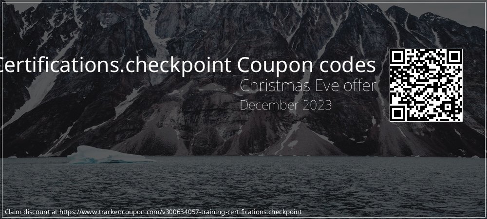 Training Certifications.checkpoint Coupon discount, offer to 2024