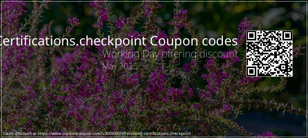 Training Certifications.checkpoint Coupon discount, offer to 2024