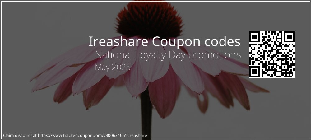 Ireashare Coupon discount, offer to 2025