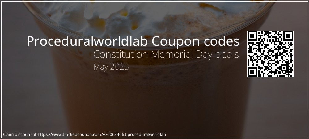 Proceduralworldlab Coupon discount, offer to 2025