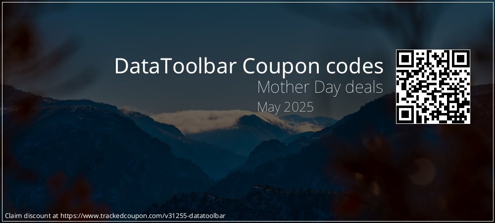 DataToolbar Coupon discount, offer to 2025