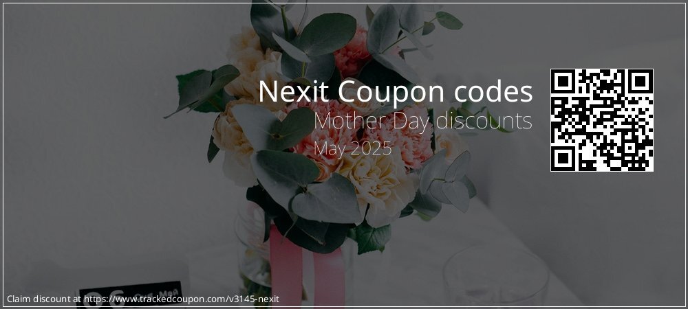 Nexit Coupon discount, offer to 2025