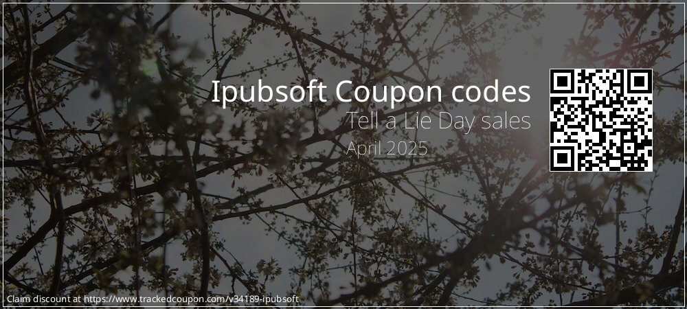 Ipubsoft Coupon discount, offer to 2025