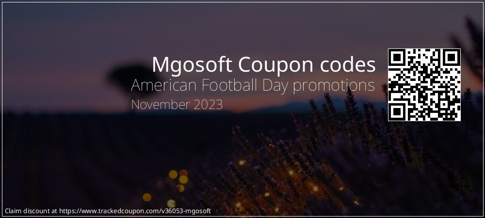 Mgosoft Coupon discount, offer to 2023