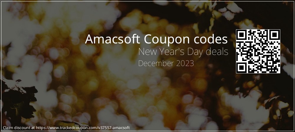 Amacsoft Coupon discount, offer to 2022