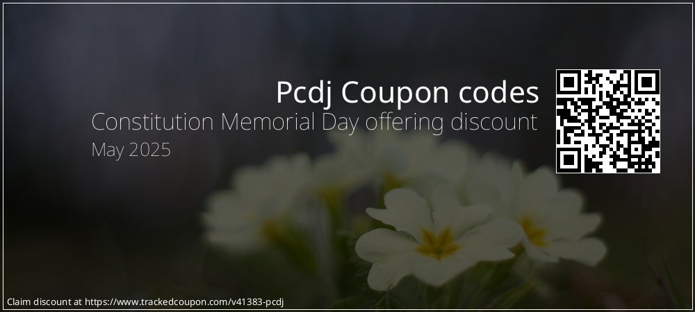 Pcdj Coupon discount, offer to 2025