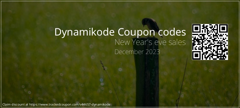 Dynamikode Coupon discount, offer to 2023