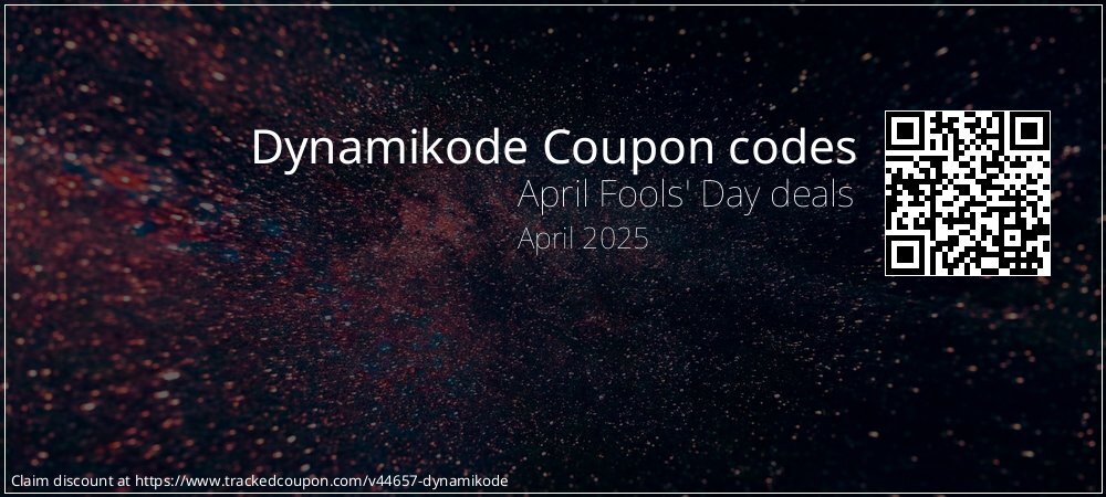 Dynamikode Coupon discount, offer to 2024