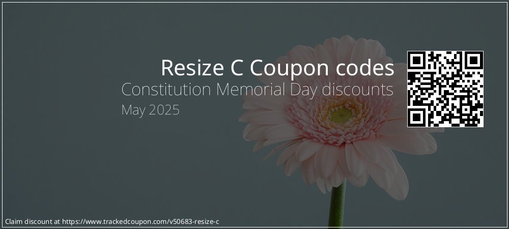 Resize C Coupon discount, offer to 2024