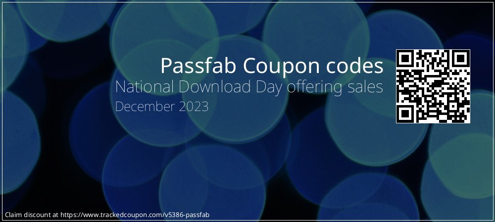 Passfab Coupon discount, offer to 2023