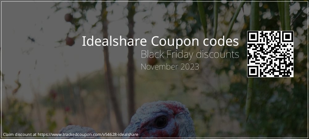 Idealshare Coupon discount, offer to 2024