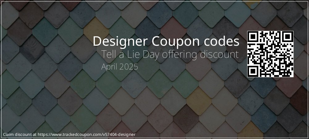 Designer Coupon discount, offer to 2024