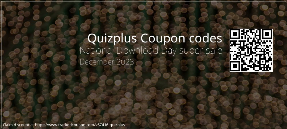 Quizplus Coupon discount, offer to 2022