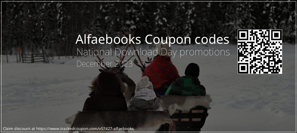 Alfaebooks Coupon discount, offer to 2023