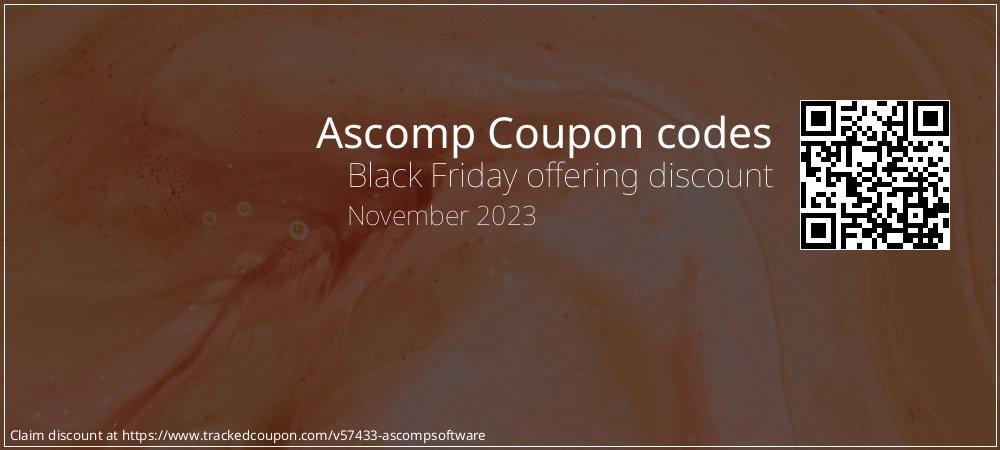 Ascomp Coupon discount, offer to 2023