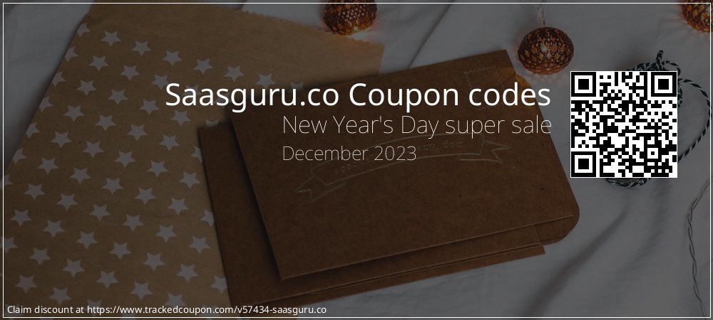 Saasguru.co Coupon discount, offer to 2023