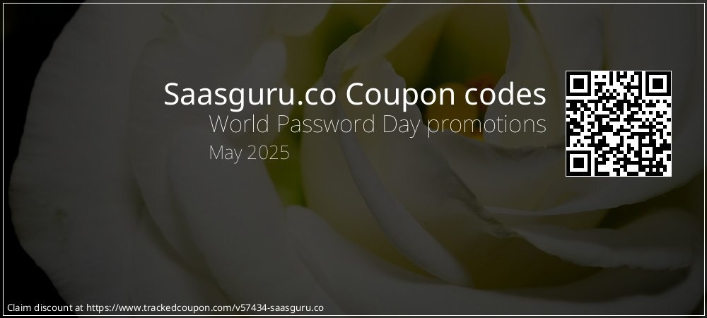 Saasguru.co Coupon discount, offer to 2025