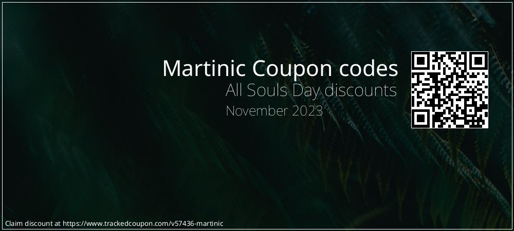 Martinic Coupon discount, offer to 2023