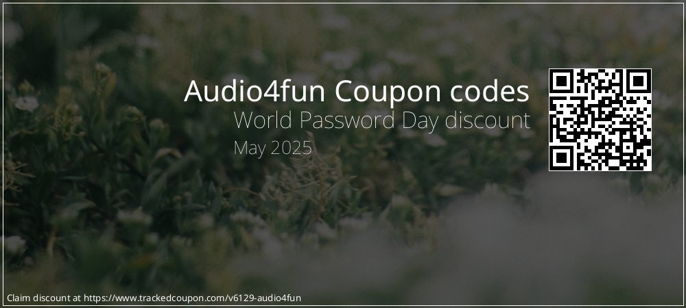 Audio4fun Coupon discount, offer to 2023