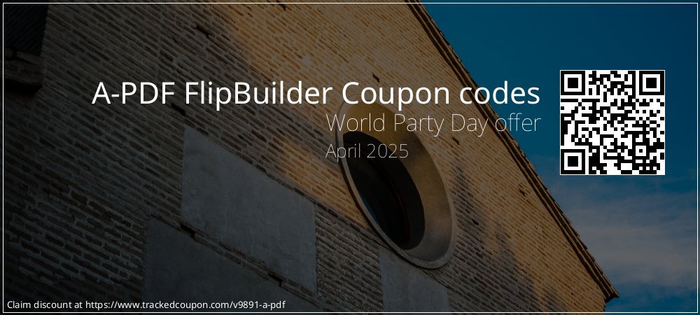 A-PDF FlipBuilder Coupon discount, offer to 2025